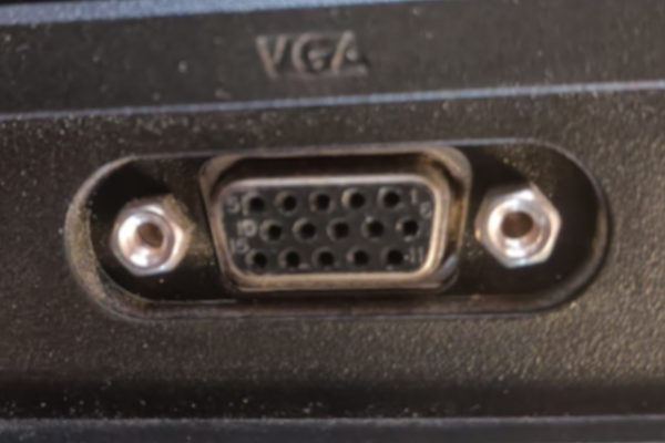 Picture of a VGA port